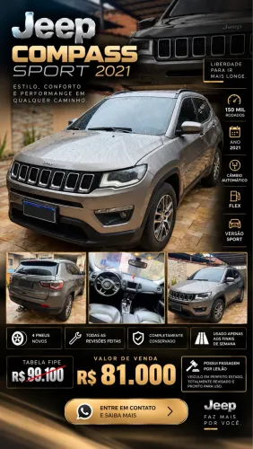 Jeep Compass Sport 2.0 4X2 Flex 16V Aut. 2021
