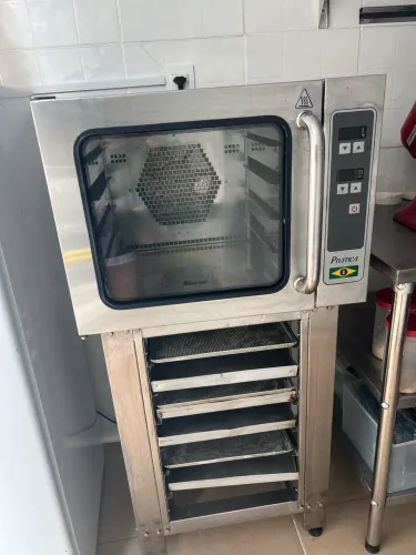 Mini Forno Prátika elétrico Convecção + base e 5 assadeiras