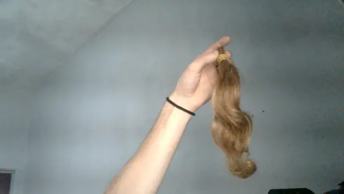 cabelo humano loiro natural