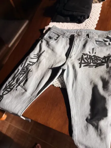 Calça Jeans Reta Trip Side