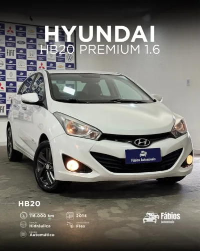 Hyundai HB20S Premium 1.6 Flex 16V Aut. 4P 2014