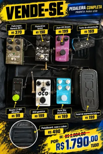 KIT de Pedais de Guitarra