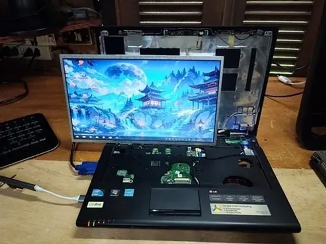 Placa Mae Notebook Lg Lgr48 Acompanha Carcaça E Outros Itens