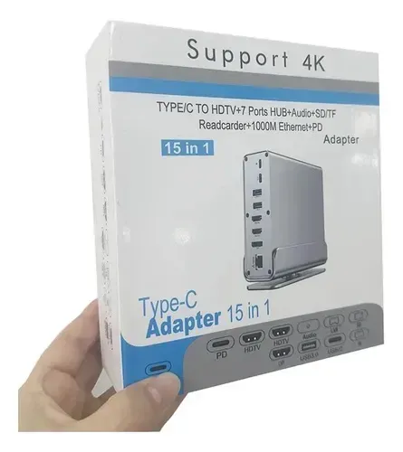 ? Transforme uma única porta USB-C em 15 conexões!