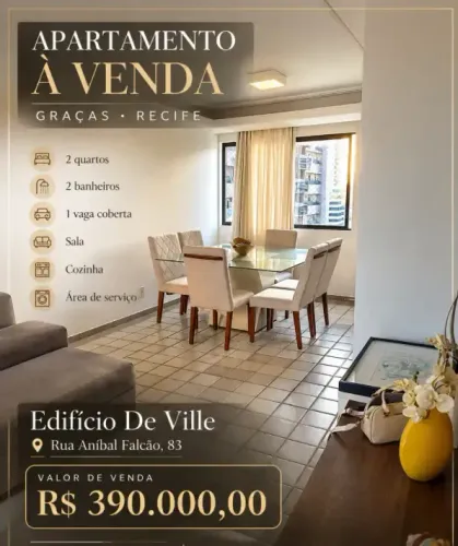 Apartamento à venda no ALICE MARIA, GRAÇAS, Recife, PE
