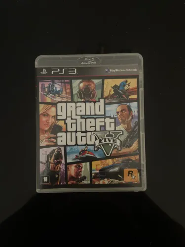 GTA V PS3 (com mapa e manual) excelente estado