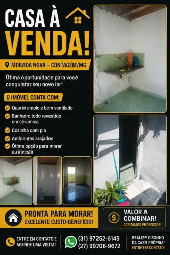 Vendo casa em morada nova contagem 