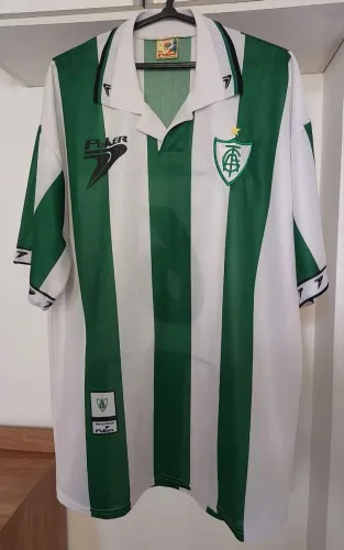 Camisa do América MG Mineiro alviverde Poker #6