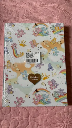 Caderno animativa 160 folhas Ursinhos Carinhosos