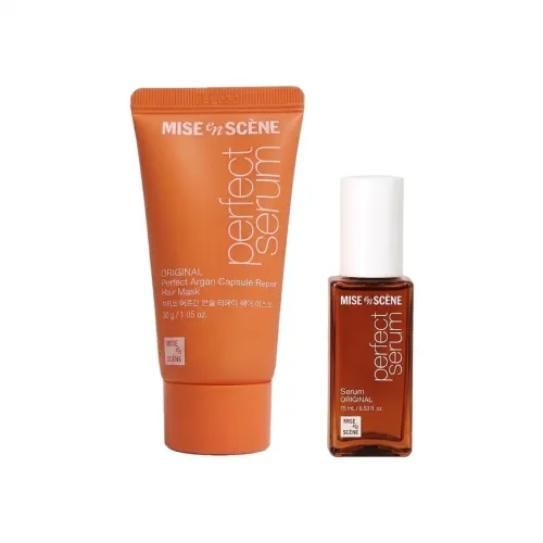 Kit Mise En Scène Perfect Serum Original 15ml + Máscara Perfect Serum Argan Capsule 30g