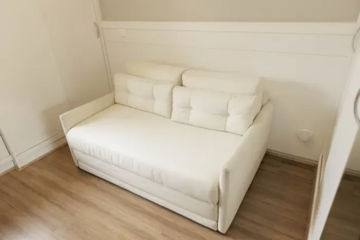 Sofá Cama Casal - Marca Anjos - Linho Cru