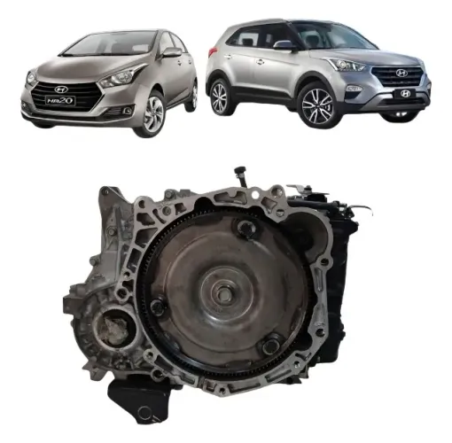 Câmbio automático A6GF1-2, 6 marchas, aplicado em motores 1.6 Gamma (Hyundai/Kia).