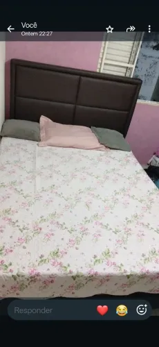 Cama Casal Estado de Nova com Cabeceira