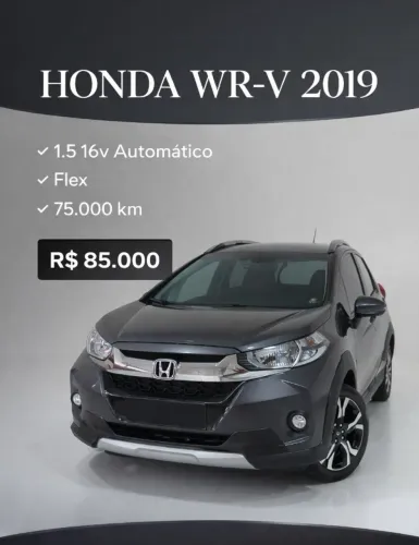 Honda WR-V EXL 1.5 Flexone 16V 5P Aut. 2019