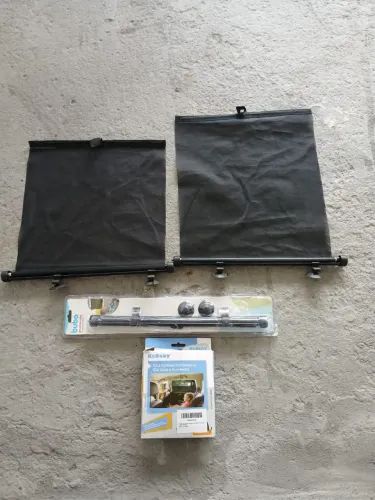 Kit Protetor Solar Infantil para Carro - Buba Retrátil + KaBaby (2 Unidades)