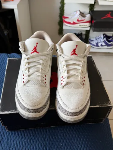 Air Jordan 3 White cement 44