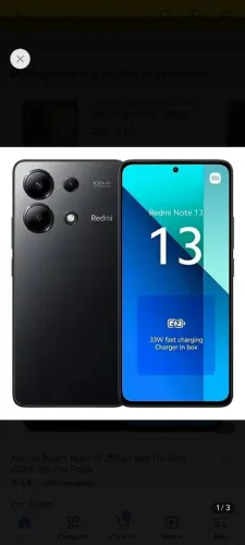 Xiaomi Redme 13 256Gb Ram 16Gb Novo na Caixa
