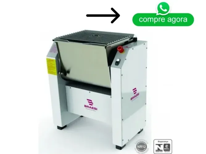 Amassadeira Basculante 15KG Braesi Bivolt