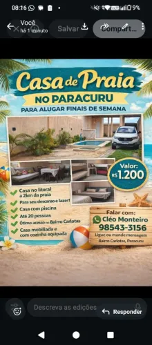 Casa no litoral