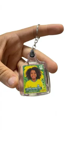 Chaveiro Acrílico Personalizado - Brasil/Copa
