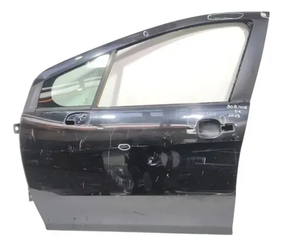 Porta Dianteira Esquerda Peugeot 308 408 2011 2019 Preto Avaria