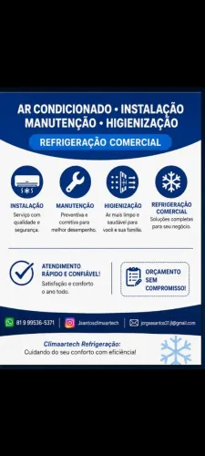 AR-CONDICIONADO E REFRIGERAÇÃO COM QUALIDADE E CONFIANÇA! ?<br>Está precisando