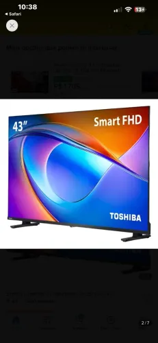 Televisão 43 Toshiba semi nova