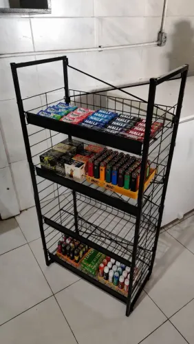 Expositor Aramada Ferro Para Loja Comércio Mercearia 