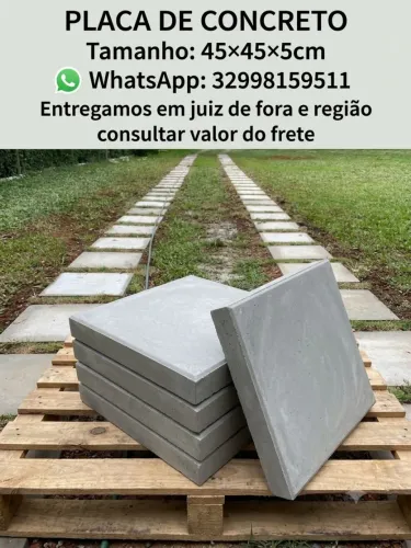 Placa de concreto 