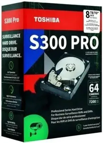 HD toshiba Surveilliance 8Tb Novo no plástico