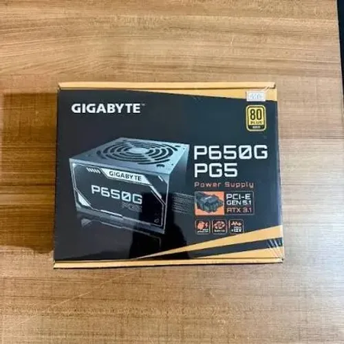 Fonte Gigabyte P650g Pg5 650w 80 Plus Gold Pfc Ativo Preto