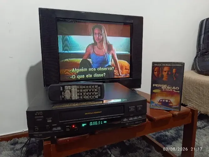 Vídeo Cassete JVC HR-A41m C/ controle