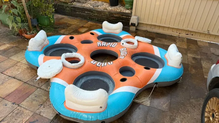 Boia Inflavel Ilha Rapid Rider X4 4 Pessoas Bestway