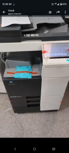Multifuncional Konica Minolta c368 *A3+(Sra3) laser color revisada pronta para uso!  