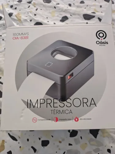 Impressora térmica de etiqueta de envio shoppee/mercado livre