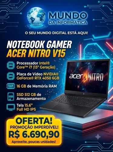 Notebook gamer v15