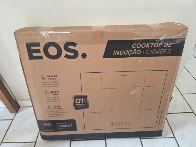 Cooktop indução EOS 7200w 4 bocas