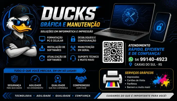 DUCKS GRÁFICA E MANUTENÇÃO 