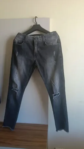 CALÇA JEANS STRESCH PRETA BLUEESTEEL
