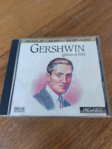 CD GERSHWIN GREATEST HITS IMPORTADO EUA PRO ARTE DIGITAL MAXIPLAY RARO MÚSICA CLÁSSICA