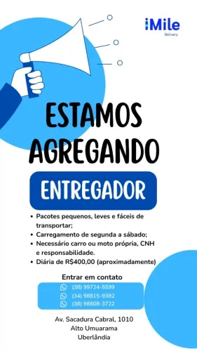 ESTAMOS AGREGANDO ENTREGADORES 