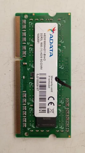 Memória RAM 4GB Ddr3 Pc3L 1600Mhz p/notebook