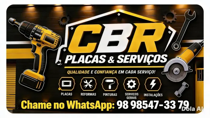 CBR Placas toldos e serviços 