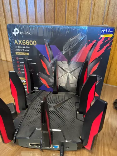 Roteador Gamer TP-Link Archer GX90 AX6600 Wi-Fi 6 Gaming Roteador