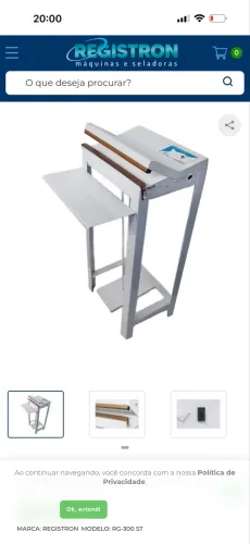 Seladora de pedal bivolt - semi novo