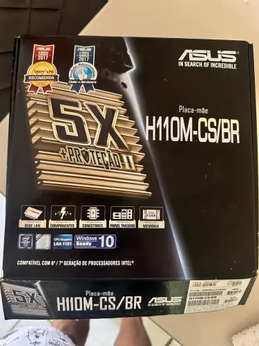 Placa Asus H110, core i3 7ªGen, 16Gb DDR4, fonte 450W
