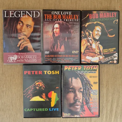 Lote DVDs de Reggae - Bob Marley + Peter Tosh
