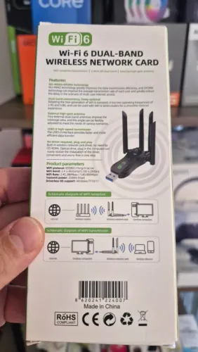 Adaptador Wifi USB novo, lacrado, com garantia!