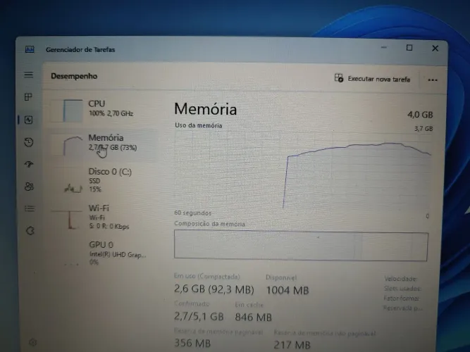 ?Notebook Lenovo IdeaPad 3i - Pouco usado! Ideal para estudos e trabalho!