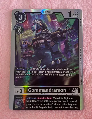 Commandramon BT14-056 Digimon TCG